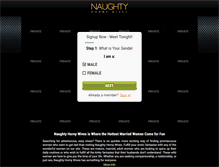 Tablet Screenshot of naughtyhornywives.com